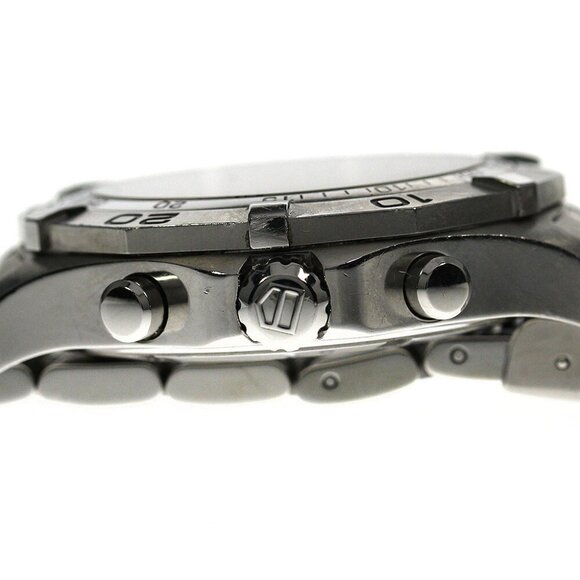 TAG HEUER Aqua racer CAF101F Chronograph Date Silver Dial Quartz Men's - Picture 6 of 11